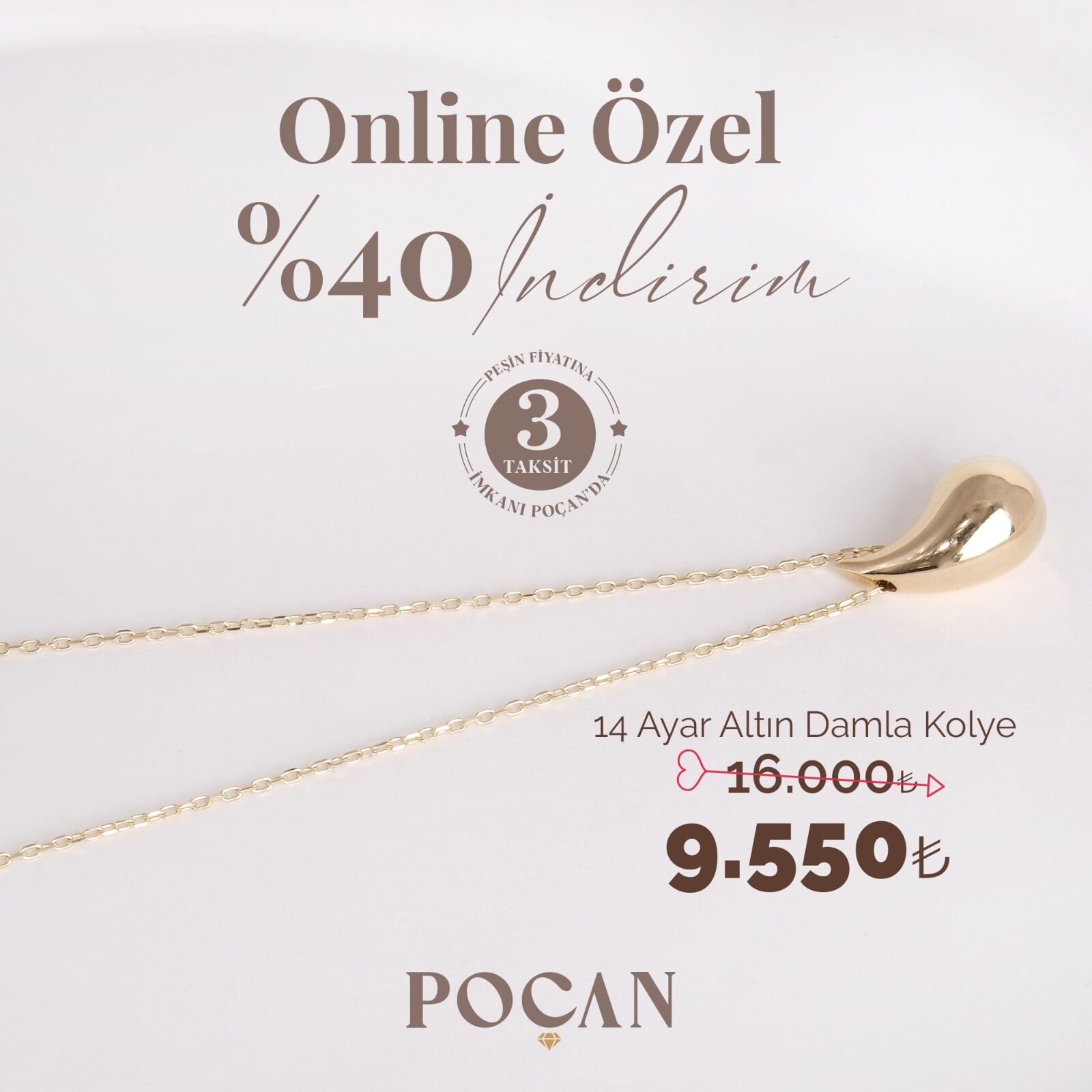 14 AYAR DAMLA KOLYE