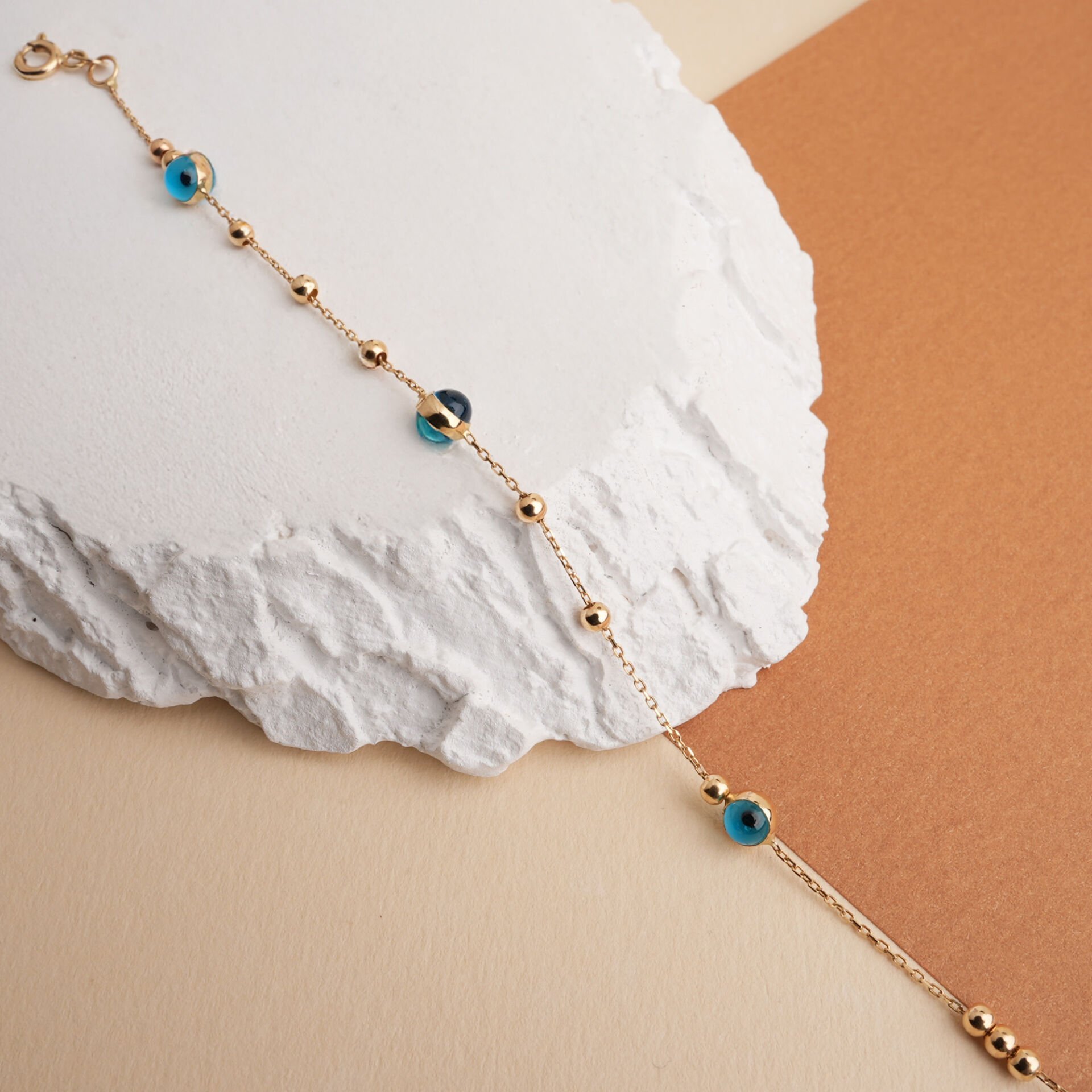 Nazar Boncuklu Dorika Bileklik