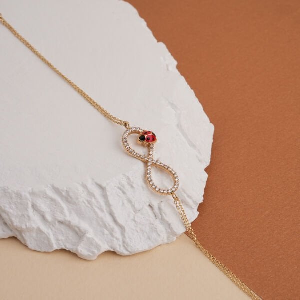 Uğur Böceği Sonsuzluk Bileklik