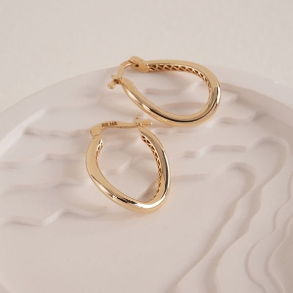 Roberto Bravo Oval Halka Küpe