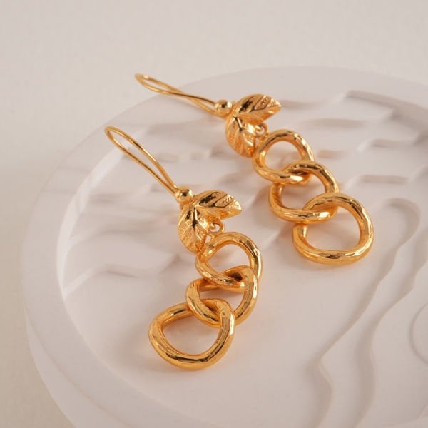 22 Ayar Samanyolu Küpe