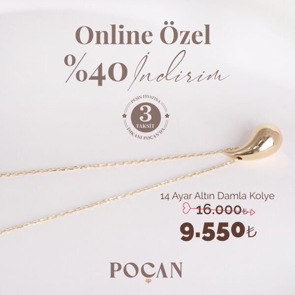 14 AYAR DAMLA KOLYE