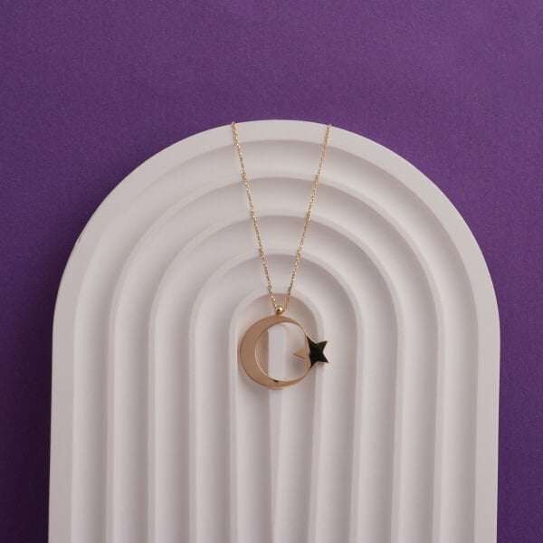 Ay Yıldız Kolye