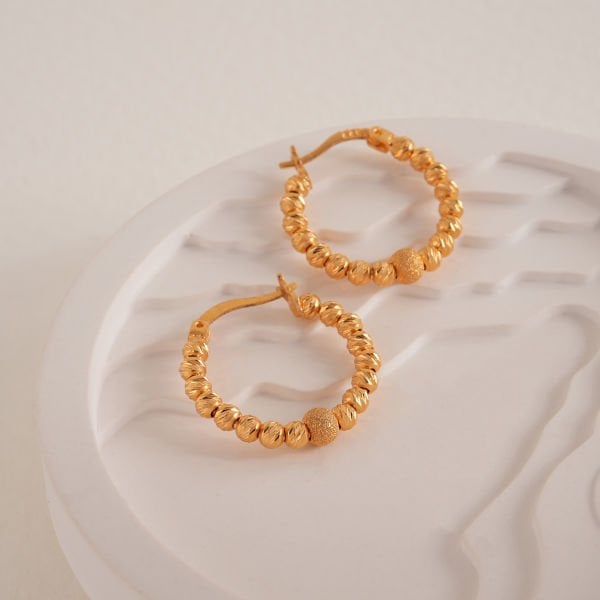 22 Ayar Dorika Küpe