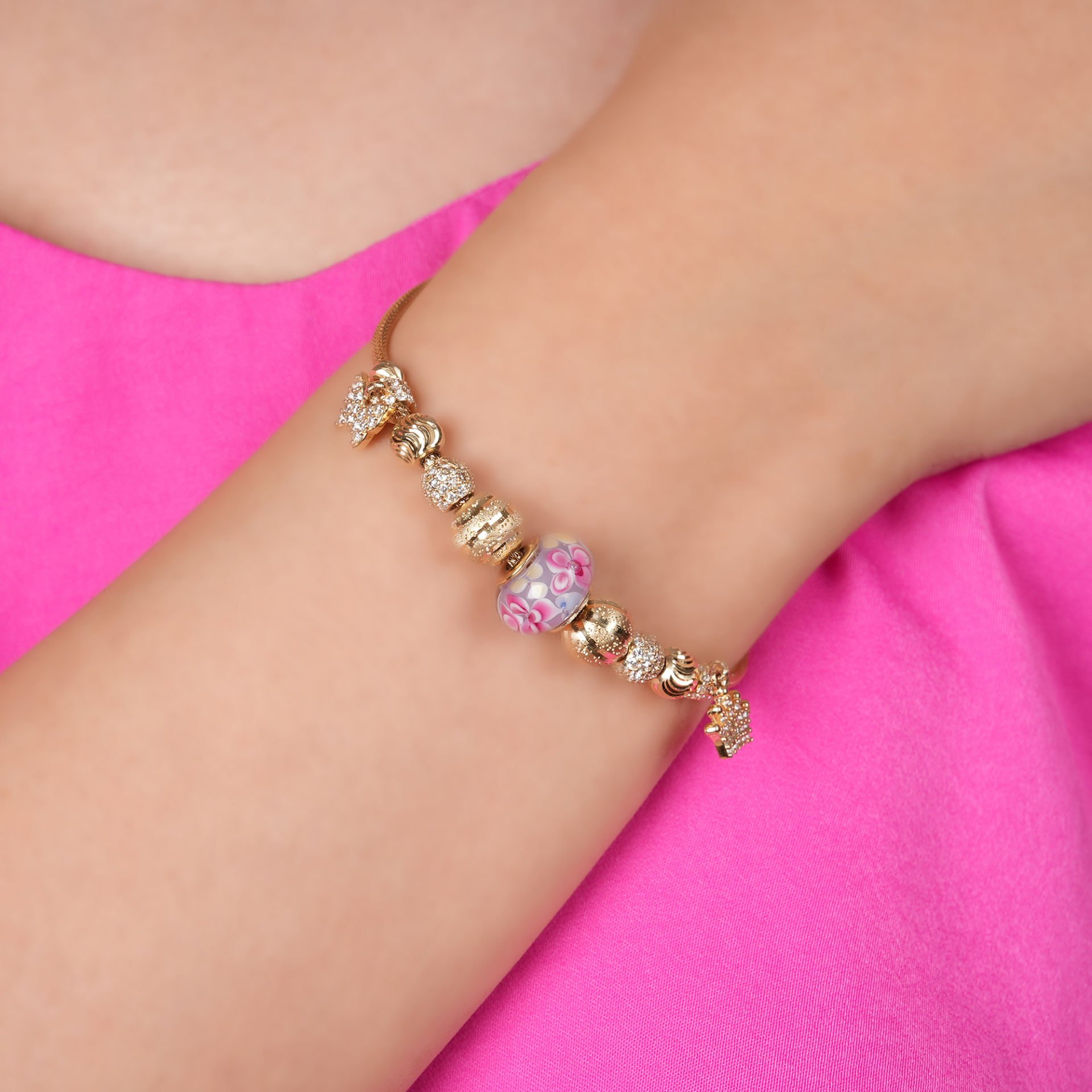 Murano Charm Pandora Bileklik