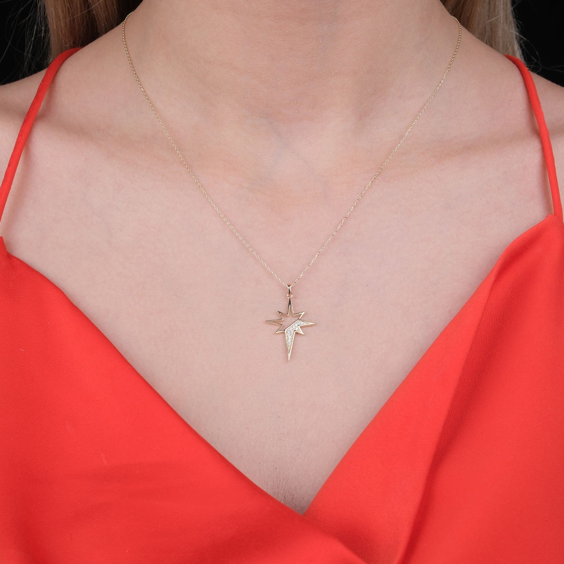 Kutup Yıldızı Kolye